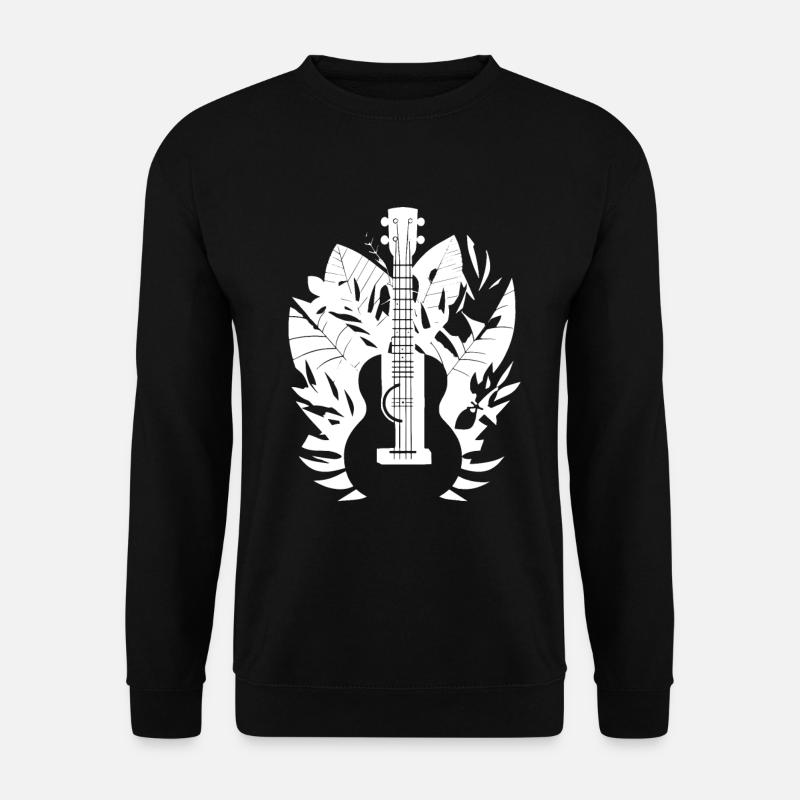 Ukulele Cartoon Look - Unisex Sweatshirt - black