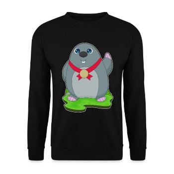 Mole Medal - Unisex Sweatshirt - black - Front - Alina (178cm) & Michal (187cm)