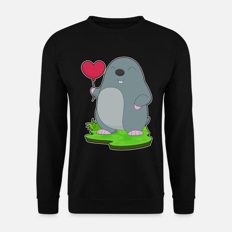 Mole Balloon - Unisex Sweatshirt - black