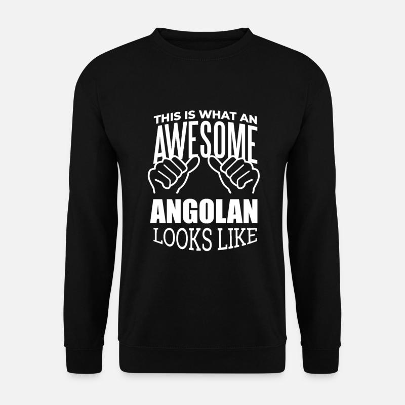 Angola - Unisex Pullover - Schwarz