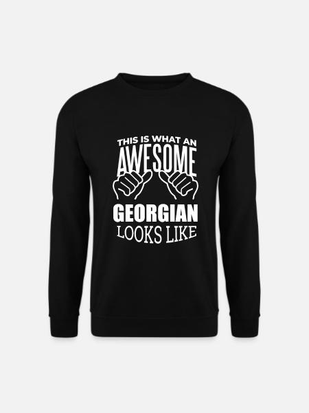 Géorgie - Sweat-shirt Unisexe - noir