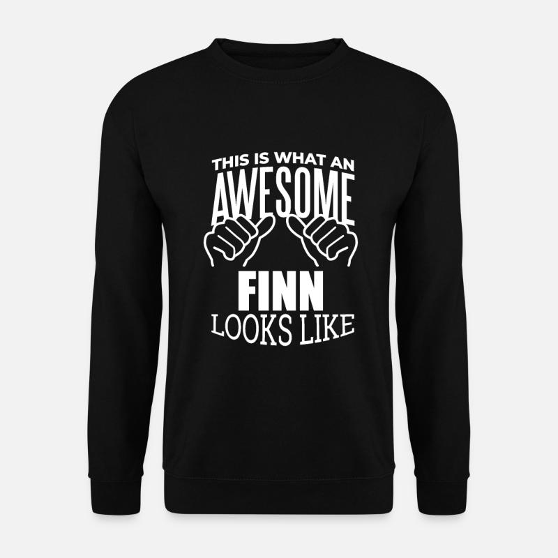 Finnland - Unisex Pullover - Schwarz