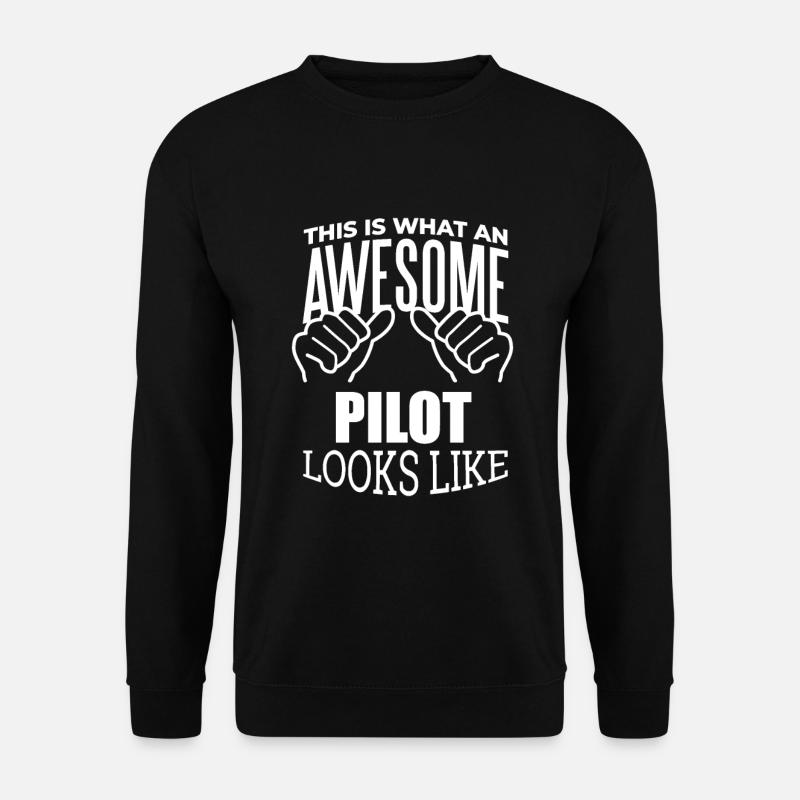 pilote - Sweat-shirt Unisexe - noir