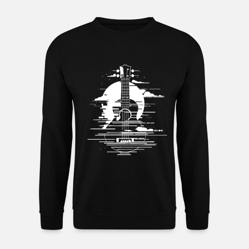 Ukulele Graphics - Unisex Sweatshirt - black