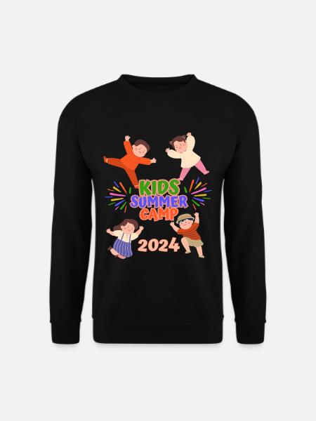 Kids summer camp - Unisex Sweatshirt - black