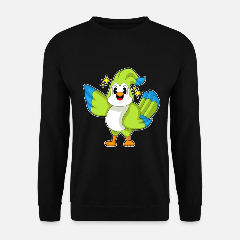 Étoiles perroquets - Sweat-shirt Unisexe - noir