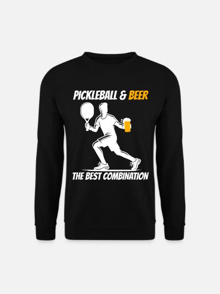 Pickleball & Beer The Best Combination - Unisex Sweatshirt - black