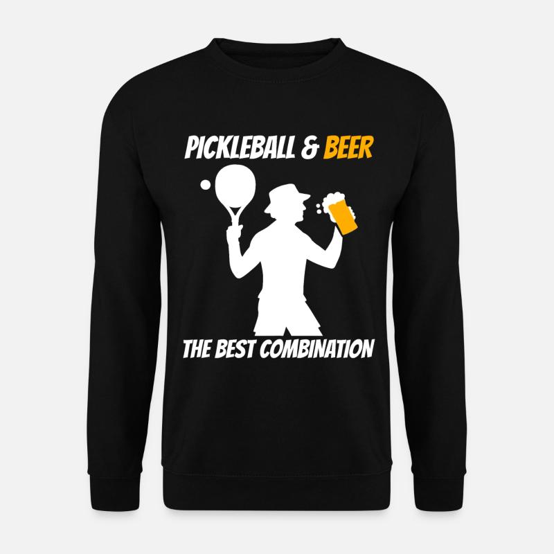 Pickleball & Beer The Best Combination - Unisex Sweatshirt - black