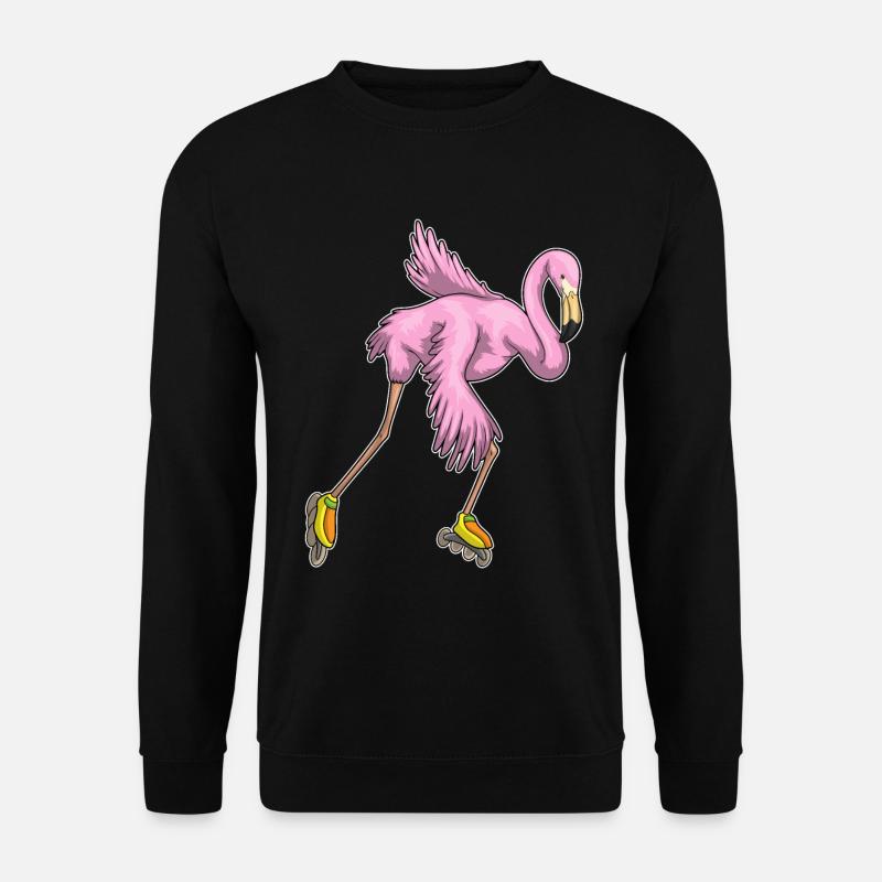 Flamingo Inline skating Inline skates - Unisex Sweatshirt - black
