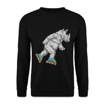 Patins en ligne Nashorn Patins en ligne - Sweat-shirt Unisexe - noir - Devant - Alina (178cm) & Michal (187cm)