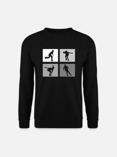 Inline-Skating Rollerskates Inline-Skater - Unisex Sweatshirt - black