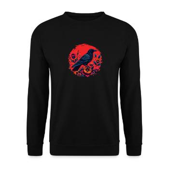 Éleveur d’oiseaux Ornithologue Ornithologue Ornithologue - Sweat-shirt Unisexe - noir - Devant - Alina (178cm) & Michal (187cm)