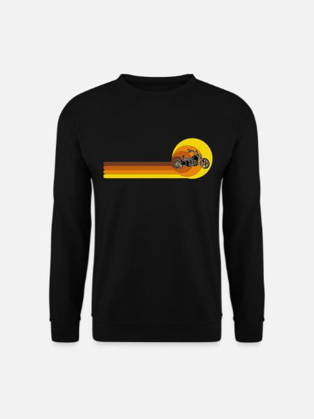 Trike Trike Rider Motor Trike Vintage Trike Bike - Unisex Sweatshirt - black