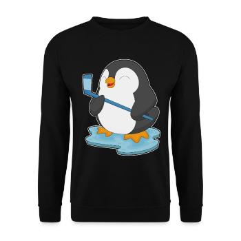 Penguin Hockey Stick de hockey sur glace - Sweat-shirt Unisexe - noir - Devant - Alina (178cm) & Michal (187cm)