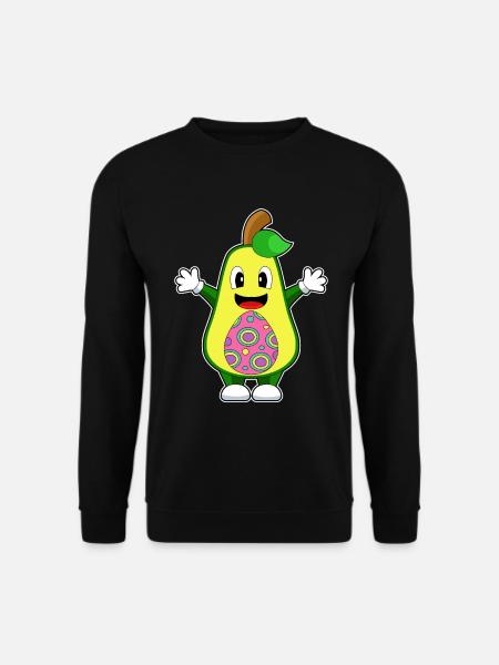 Avocado Easter Easter Egg - Unisex Sweatshirt - black