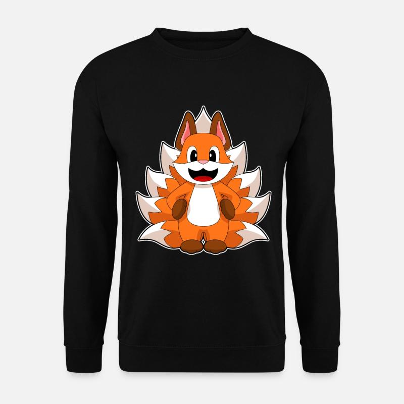 Lustiger Fuchs - Unisex Pullover - Schwarz
