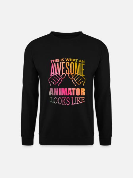 Animation - Unisex Sweatshirt - black