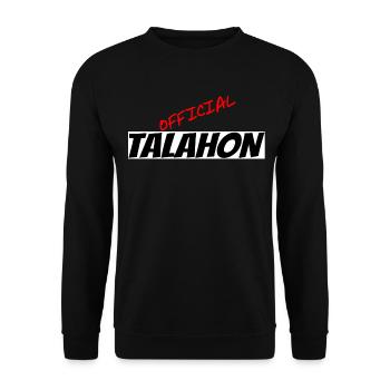 Official Talahon - Unisex Sweatshirt - black - Front - Alina (178cm) & Michal (187cm)