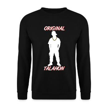 Original Talahon Urban Streetwear Graphic Shirt - Unisex Sweatshirt - black - Front - Alina (178cm) & Michal (187cm)