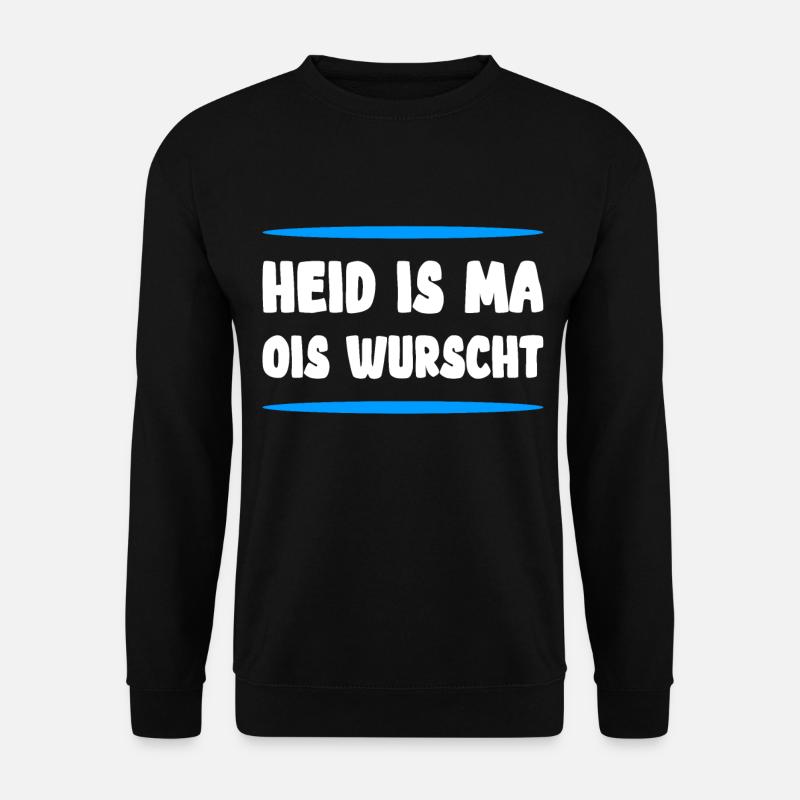 Bayrisch lustig - Unisex Pullover - Schwarz