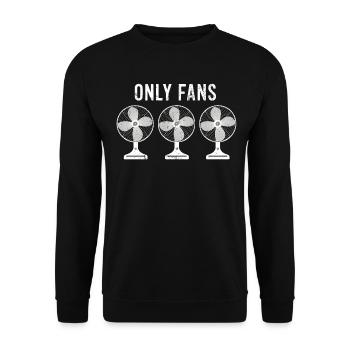 Humor rétro de fans Funny Fans Vintage Style Juste Rétro - Sweat-shirt Unisexe - noir - Devant - Alina (178cm) & Michal (187cm)