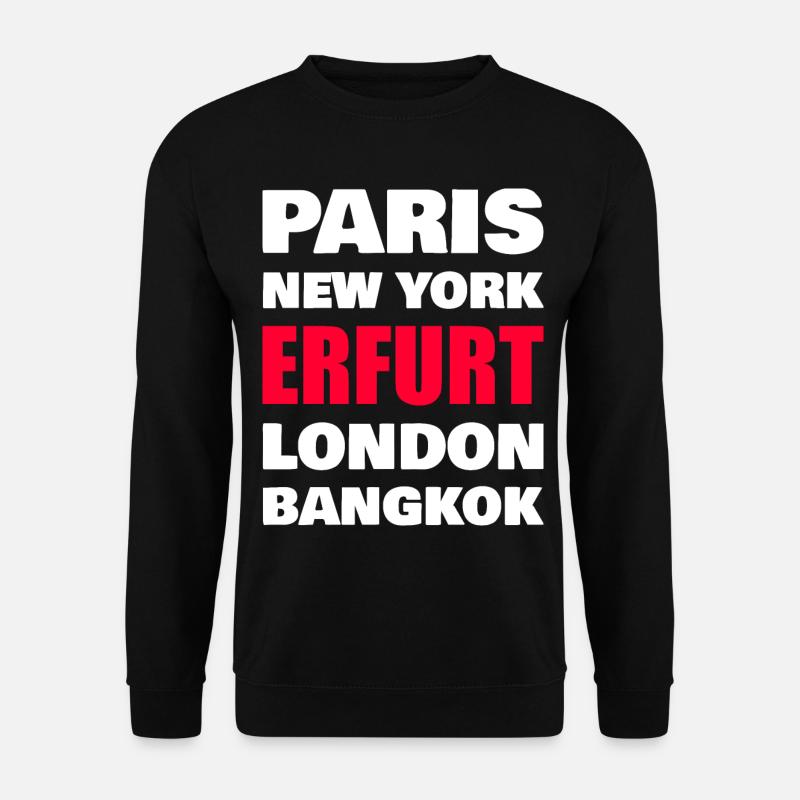 Erfurt Stadt  - Unisex Pullover - Schwarz
