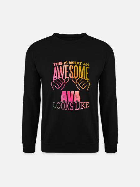 Ava Ava Ava - Unisex Sweatshirt - black
