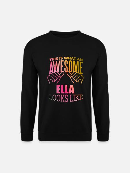 Ella - Unisex Sweatshirt - black