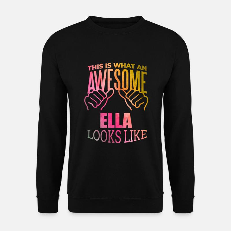 Ella - Unisex Pullover - Schwarz