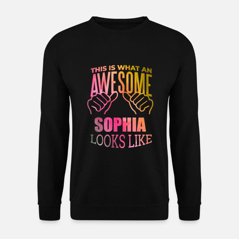 Sophia - Unisex Sweatshirt - black