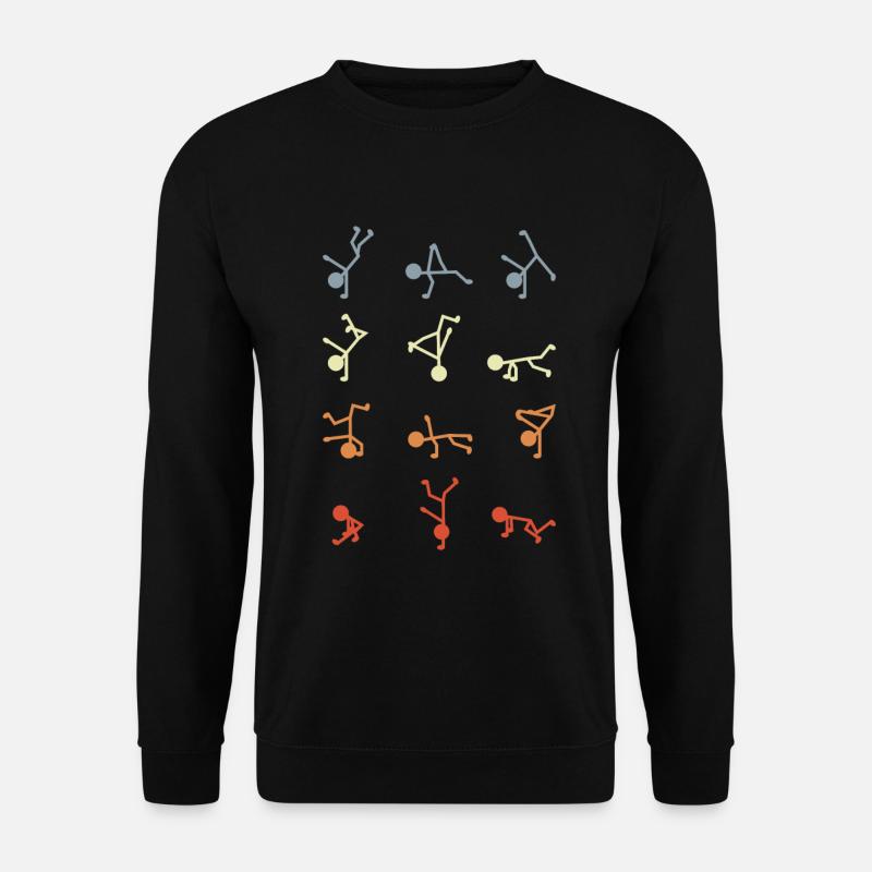 Figurines bâton breakdancer - Sweat-shirt Unisexe - noir