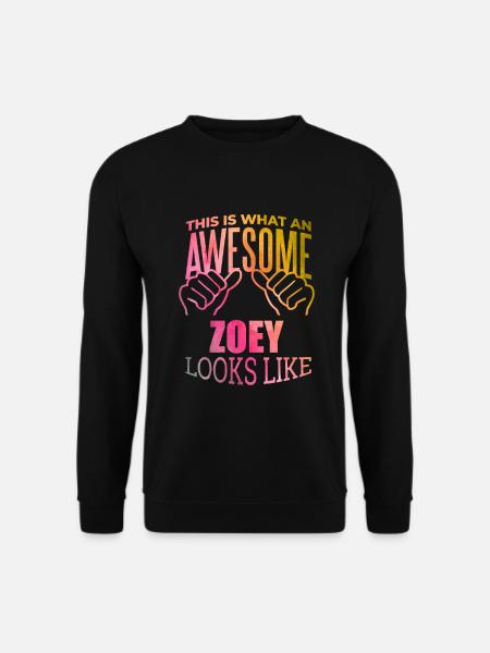 Zoey Zoey Zoey - Sweat-shirt Unisexe - noir