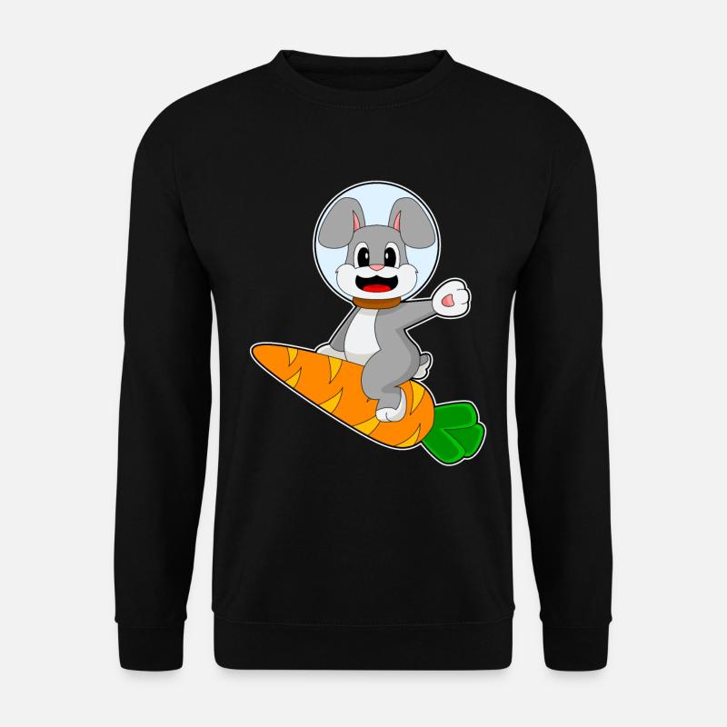 Rabbit Carrot - Unisex Sweatshirt - black