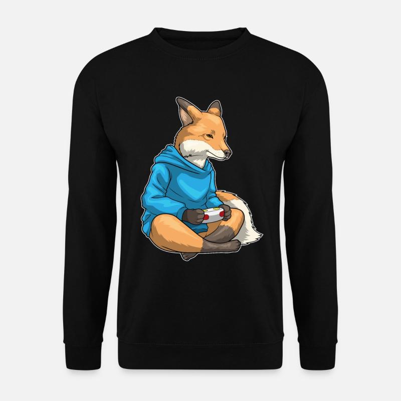 Manette Fox Gamer - Sweat-shirt Unisexe - noir
