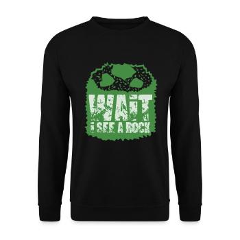Cadeau géologue géologie - Sweat-shirt Unisexe - noir - Devant - Alina (178cm) & Michal (187cm)