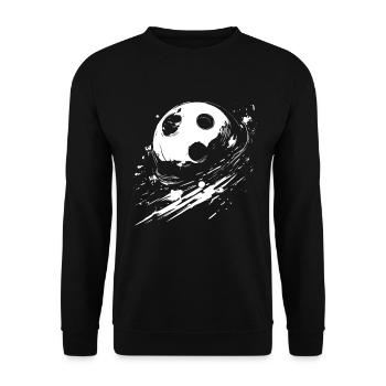 Bowls - Unisex Sweatshirt - black - Front - Alina (178cm) & Michal (187cm)
