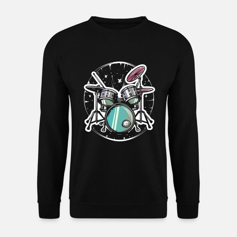 Drums Graphics - Unisex Sweatshirt - black