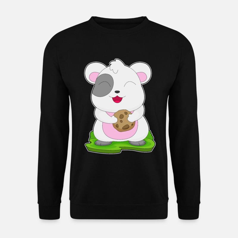 Hamster Cookie - Unisex Pullover - Schwarz