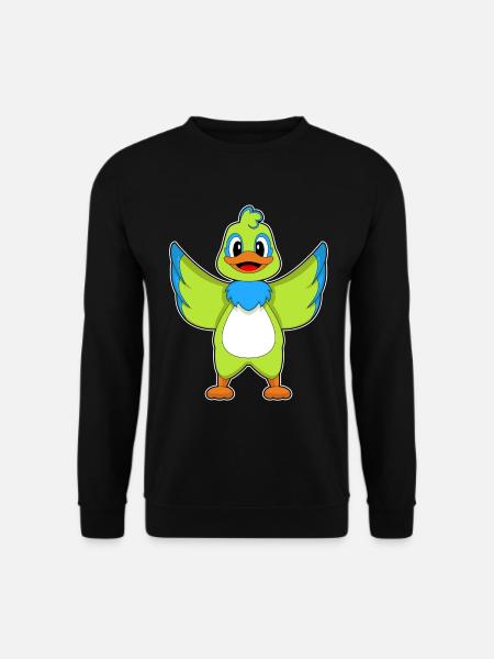 Perroquet canard - Sweat-shirt Unisexe - noir