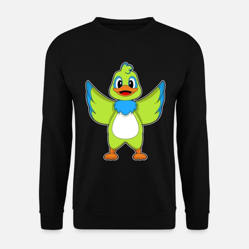 Perroquet canard - Sweat-shirt Unisexe - noir