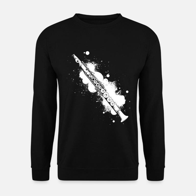 Flute Graffiti - Unisex Sweatshirt - black