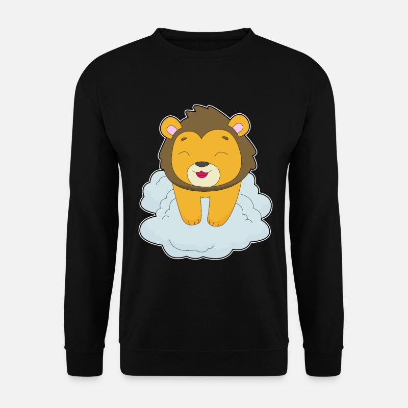 Nuages de lions - Sweat-shirt Unisexe - noir