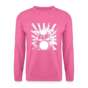 Dessin de piège - Sweat-shirt Unisexe - rose - Devant
