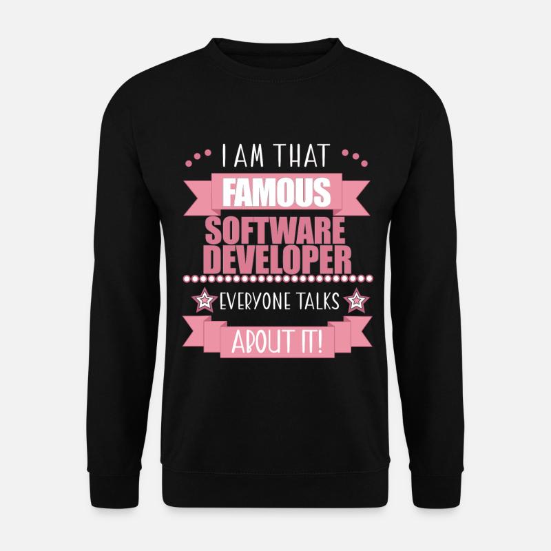 Softwareentwicklerin Beruf Damen Geschenk - Unisex Pullover - Schwarz