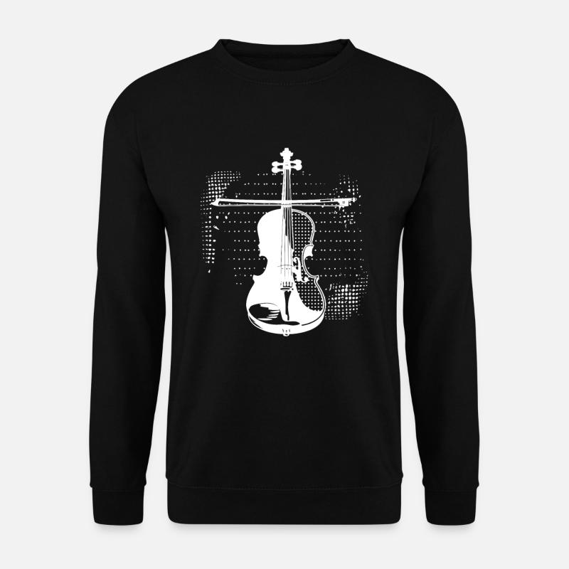 Violinenspieler - Unisex Pullover - Schwarz