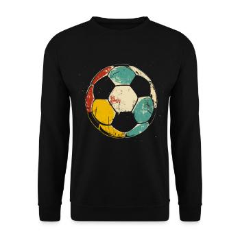 Illustration de football - Sweat-shirt Unisexe - noir - Devant - Alina (178cm) & Michal (187cm)