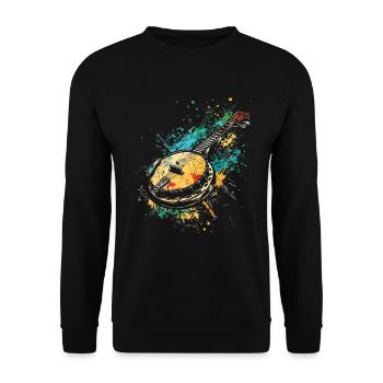 Banjo Graffiti - Sweat-shirt Unisexe - noir - Devant - Alina (178cm) & Michal (187cm)