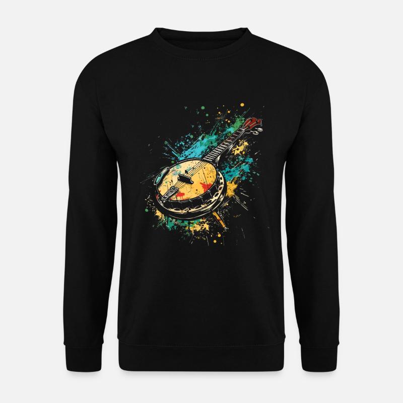 Banjo Graffiti - Unisex Pullover - Schwarz