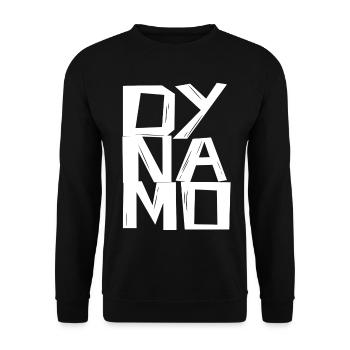 -DY-NA-MOs- - Unisex Pullover - Schwarz - Vorne - Alina (178cm) & Michal (187cm)
