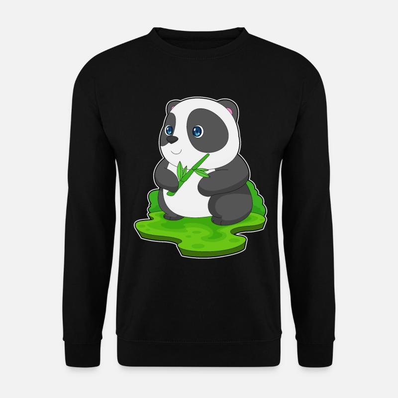 Panda Bamboo - Unisex Sweatshirt - black